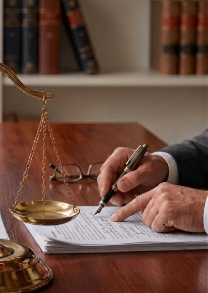 McAllen Law Group attorney meeting with a business owner